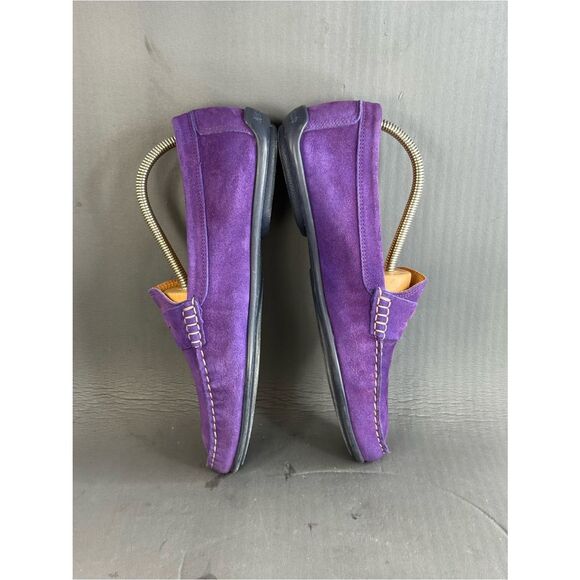 AUSTIN HELLER CUSTOM PURPLE DRIVERs loafer shoes men’s size 10.5 main image 7